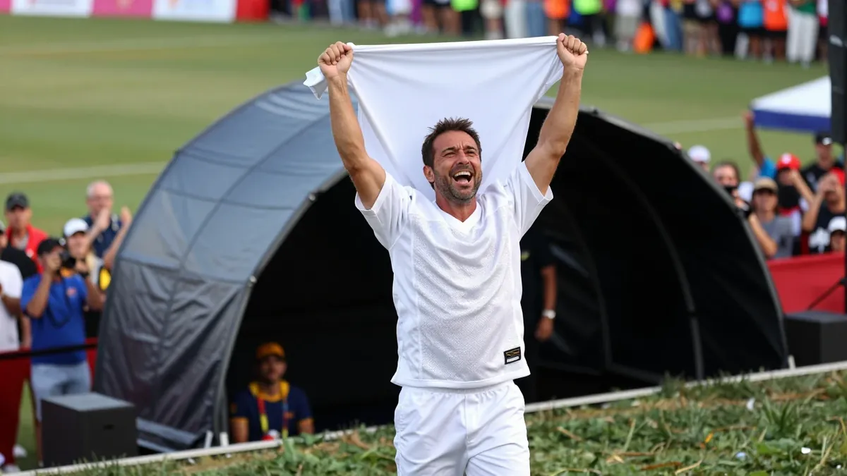El cantante británico posó con la camiseta oficial de los Gallos Blancos antes de su concierto en el festival Pulso GNP...